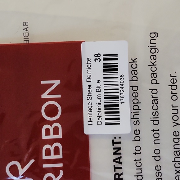 NIB Ruby Ribbon Heritage Sheer Demiette Delphinium Blue - Picture 16 of 16